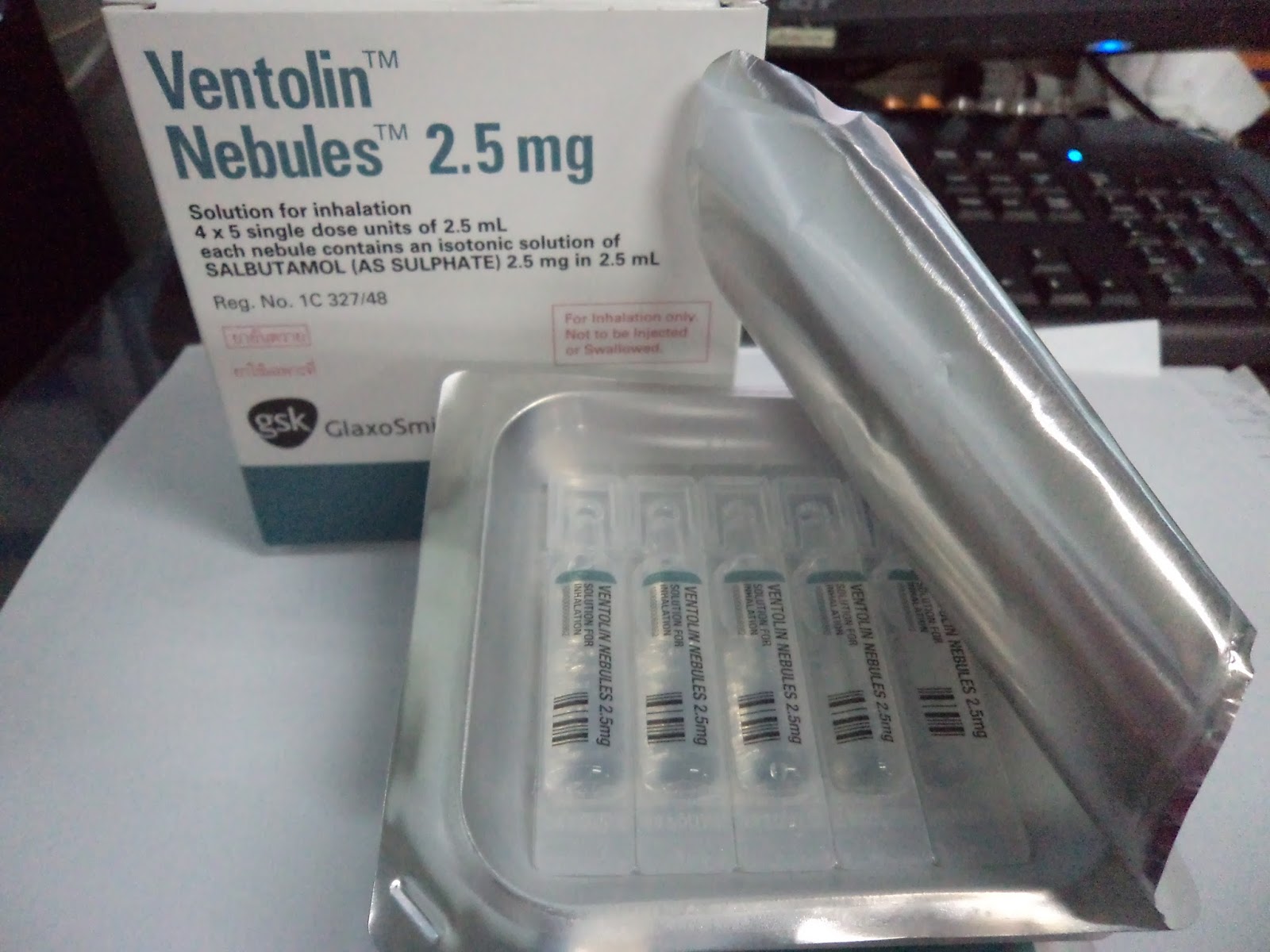 Ventolin 5mg prix
