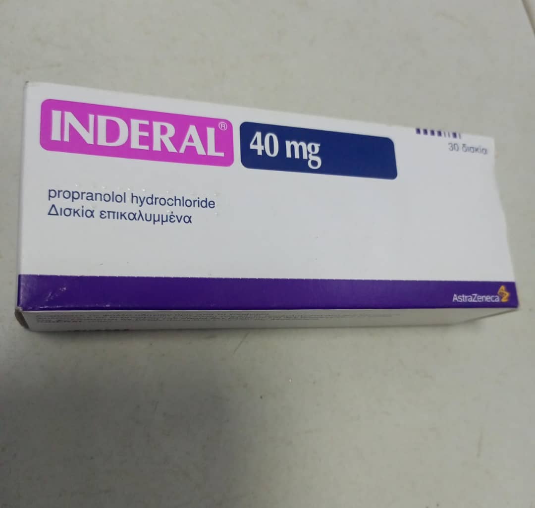 Inderal Tabletas 40mg X 50