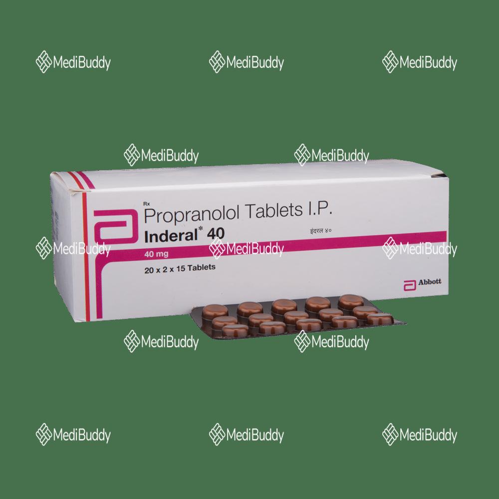 Inderal 40 Mg Propranolol Cloridrato