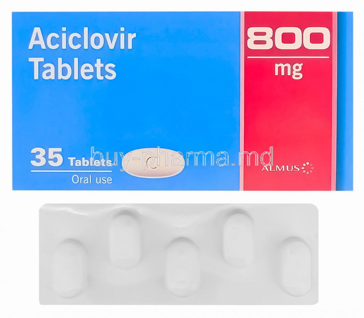 Aciclovir 800 prix