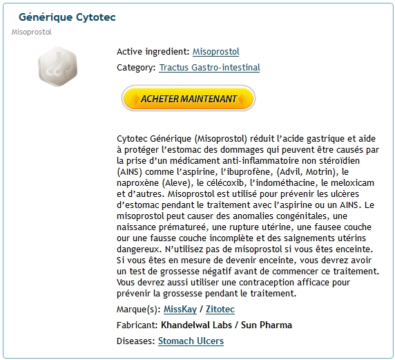 Acheter Du Cytotec