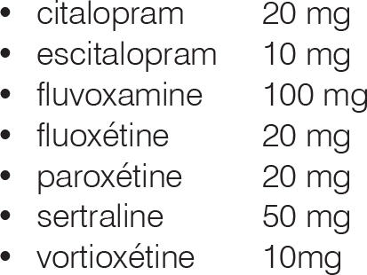 Sertraline 25 mg comprimé