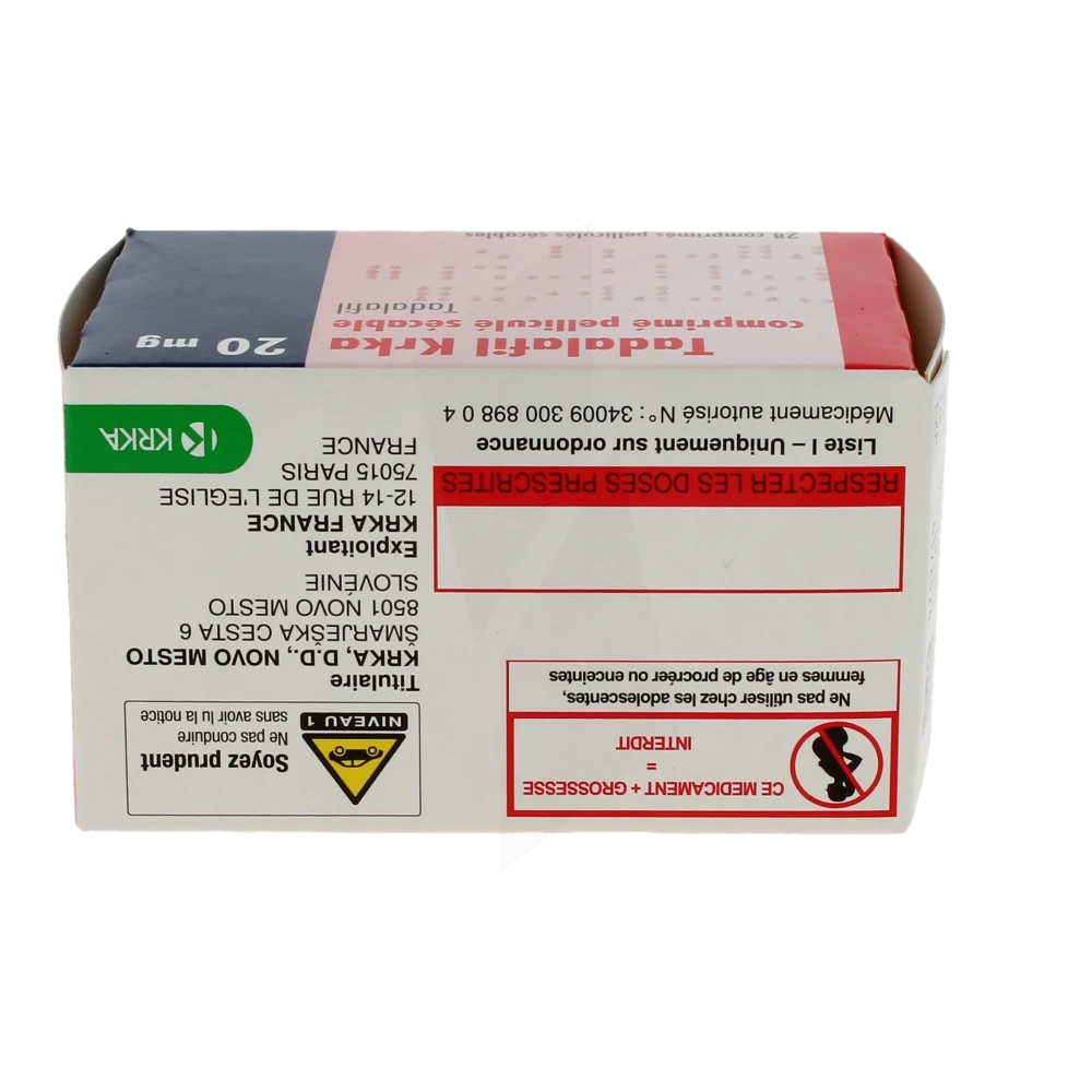 Tadalafil 20 Mg Pas Cher