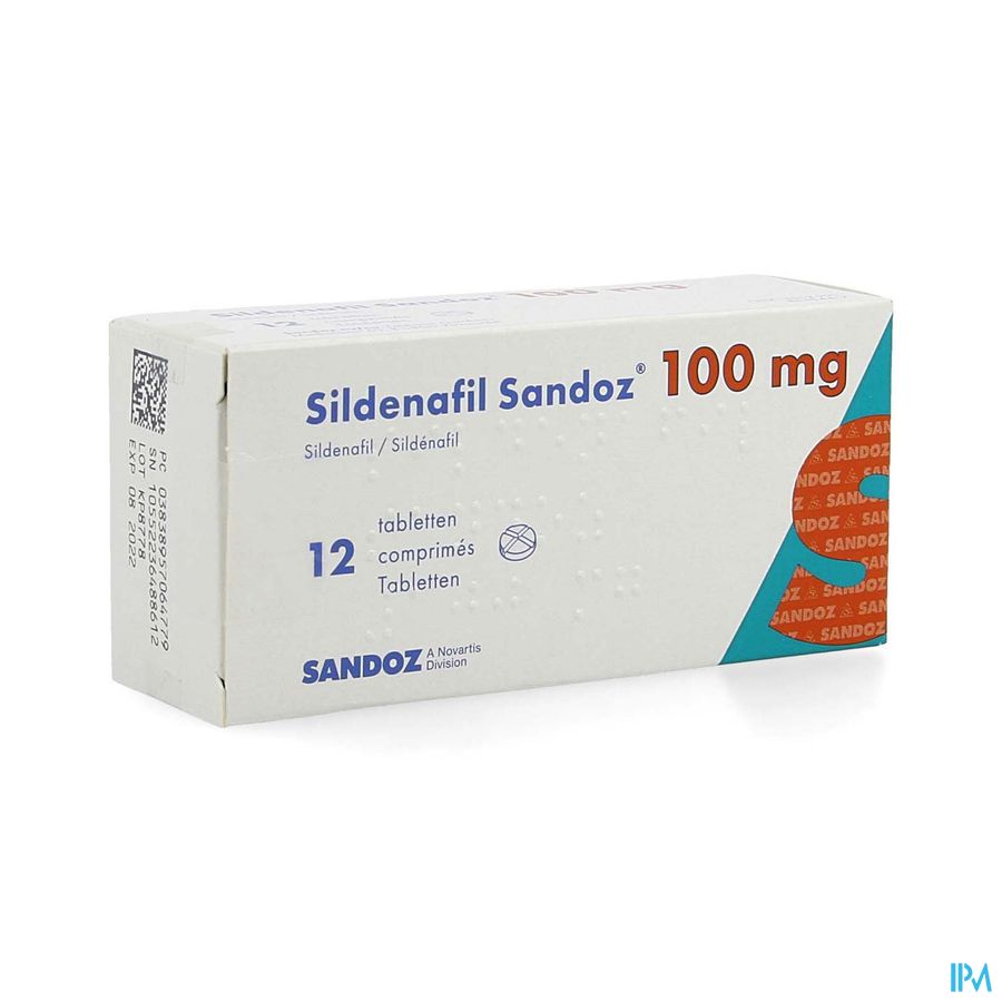 Sildenafil 100 mg sandoz prix