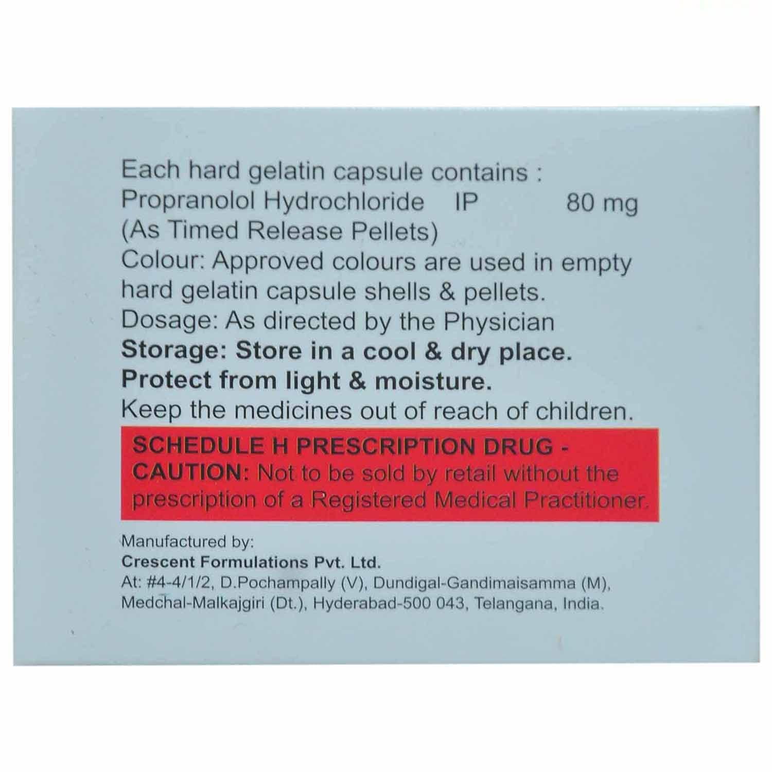 Propranolol 80 france
