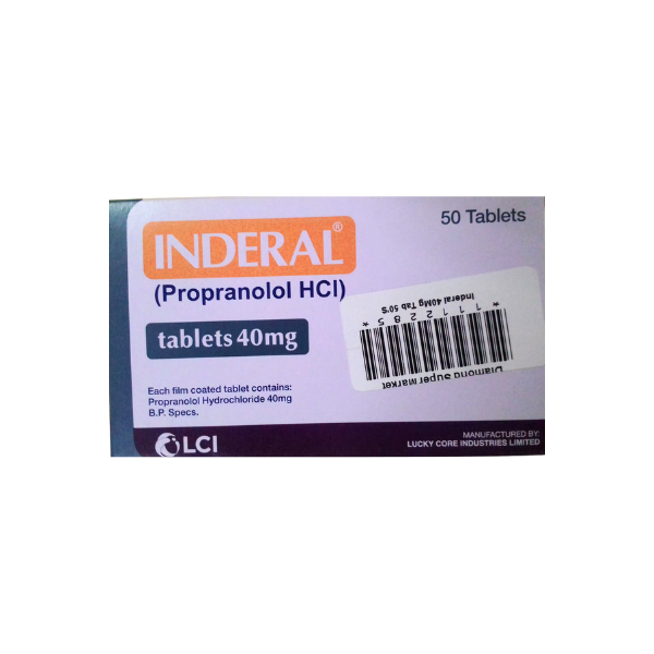 inderal 40 mg 50 tabs