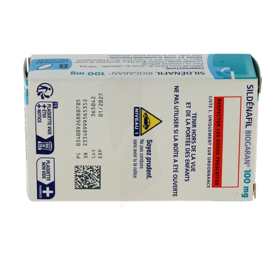 Sildenafil biogaran achat