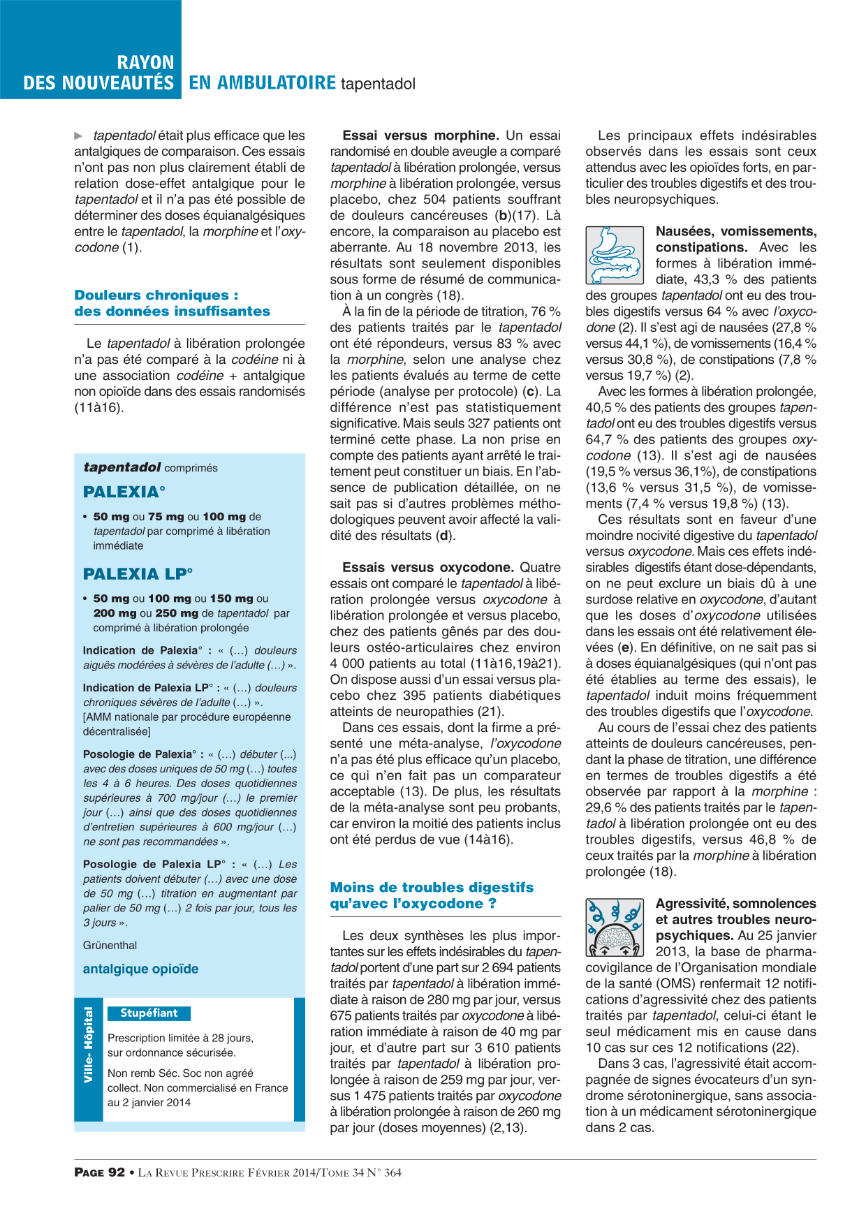 Palexia Prix France