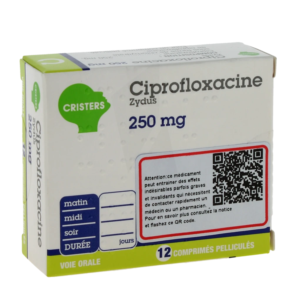 Ciprofloxacin sans ordonnance