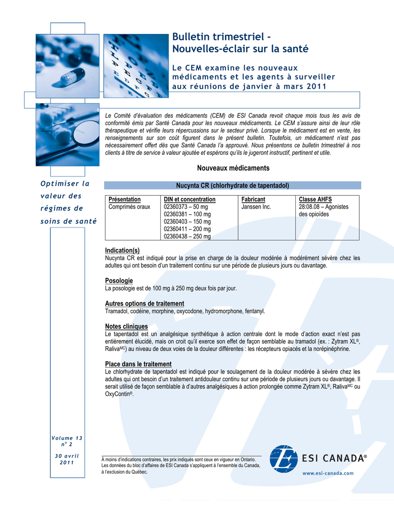 Prix Du Nucynta