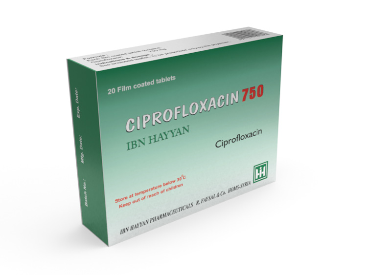 Ciprofloxacin Hcl 750mg