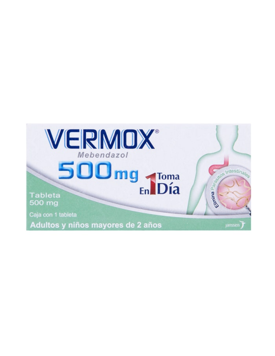 Vermox 500 mg prix