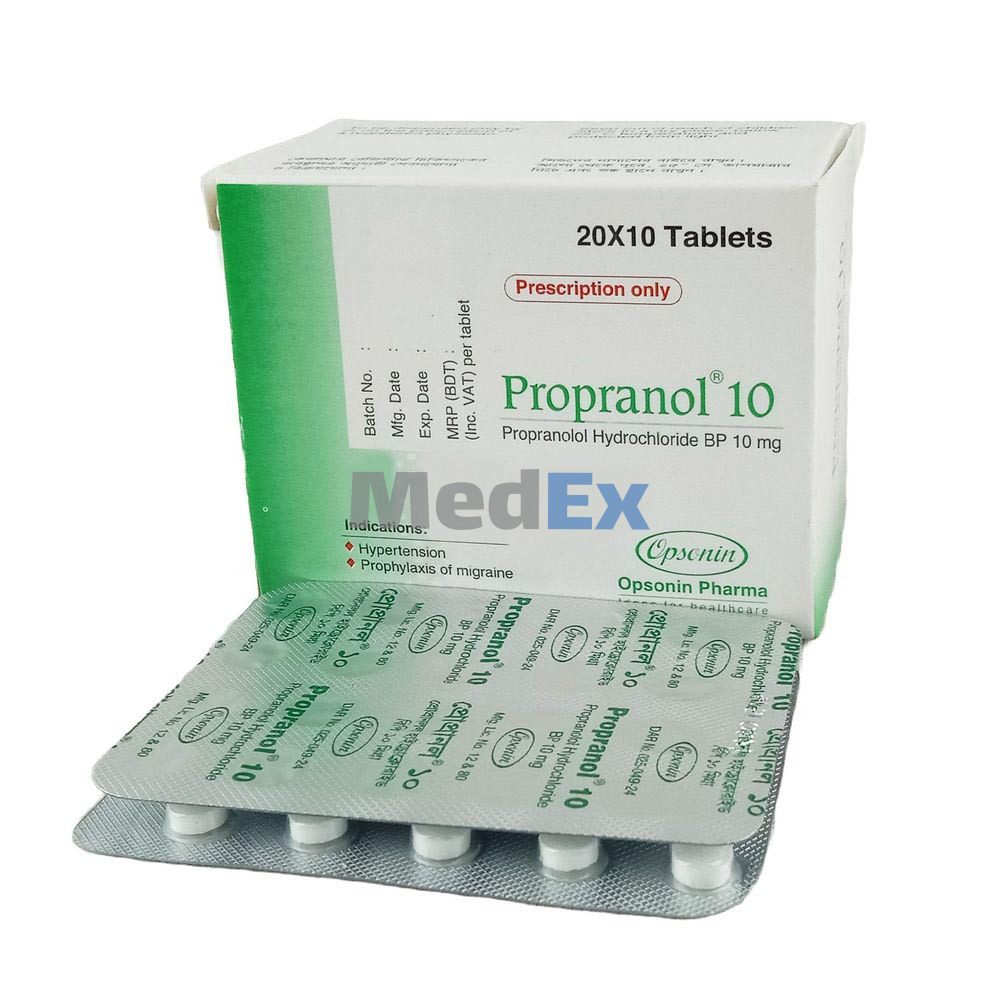 Propranolol 10 Mg