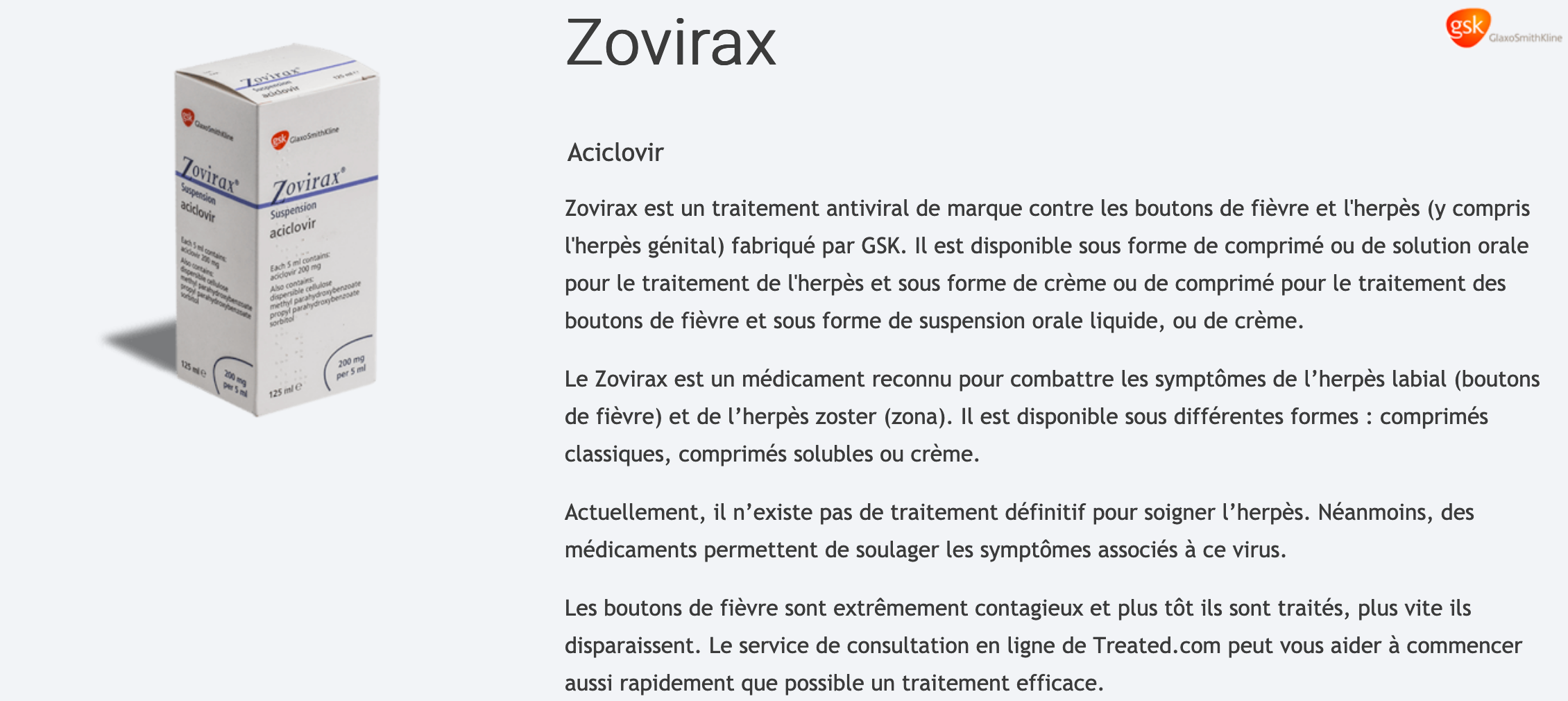 Aciclovir sans ordonnance pharmacie prix