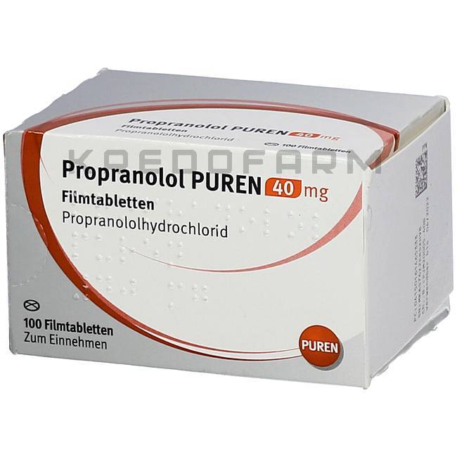 Coût du propranolol