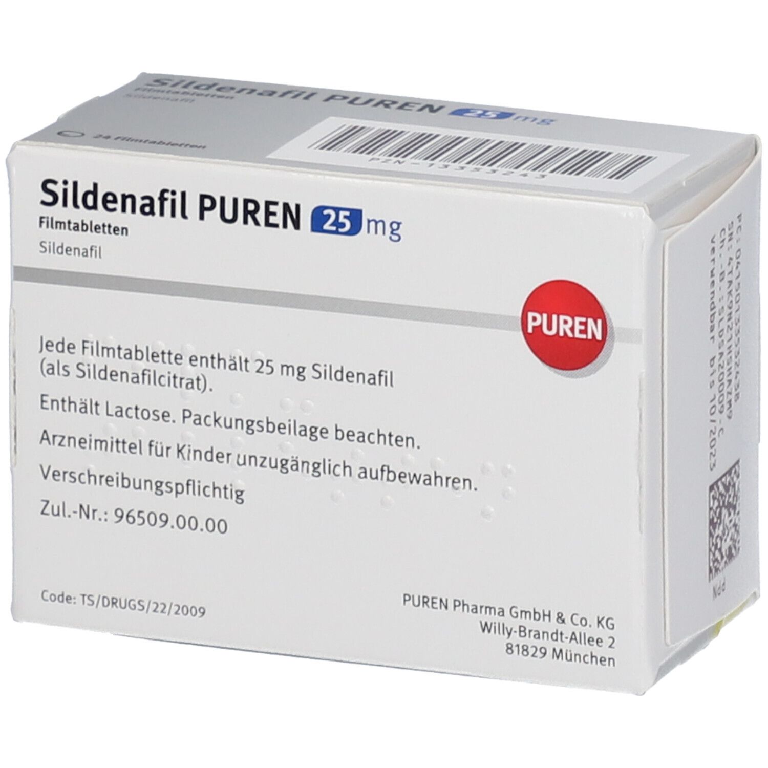sildenafil 25 mg mp