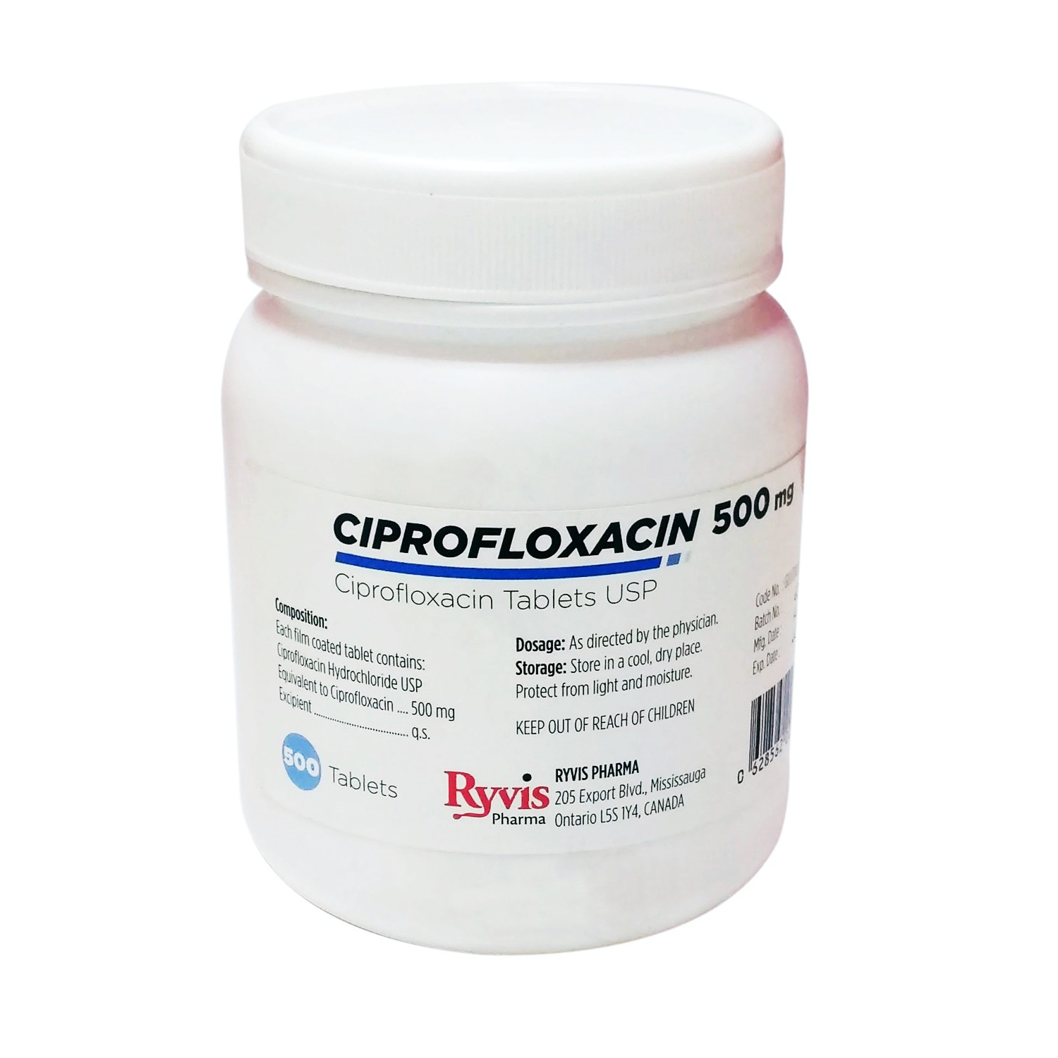 Ciprofloxacin 500 mg spc