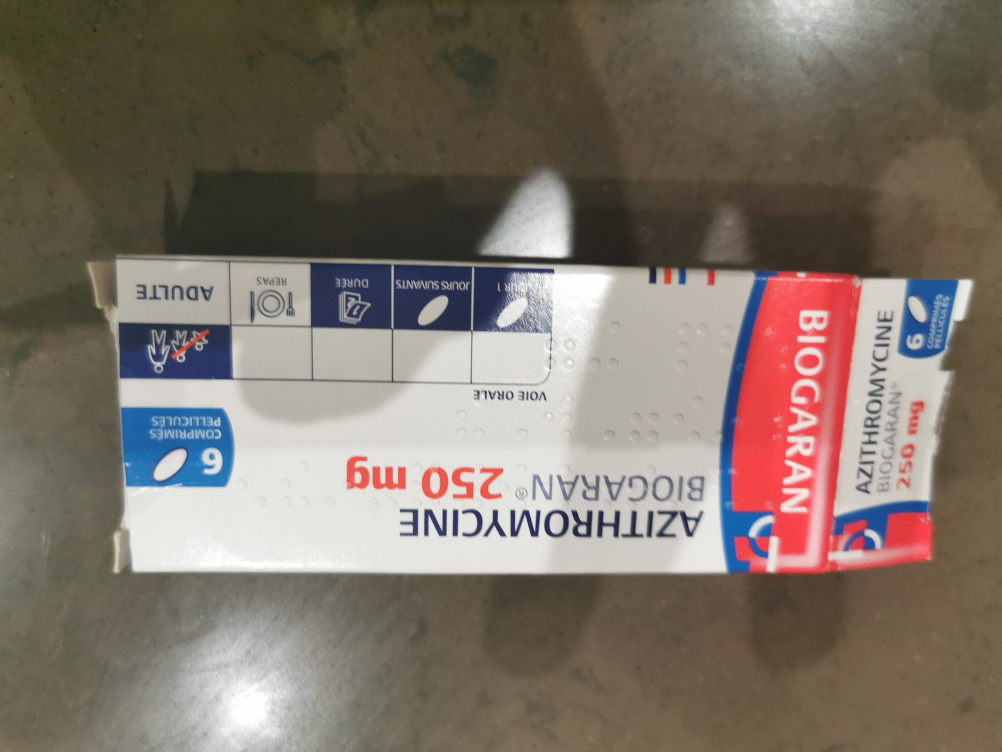 Azithromycin biogaran 250 mg