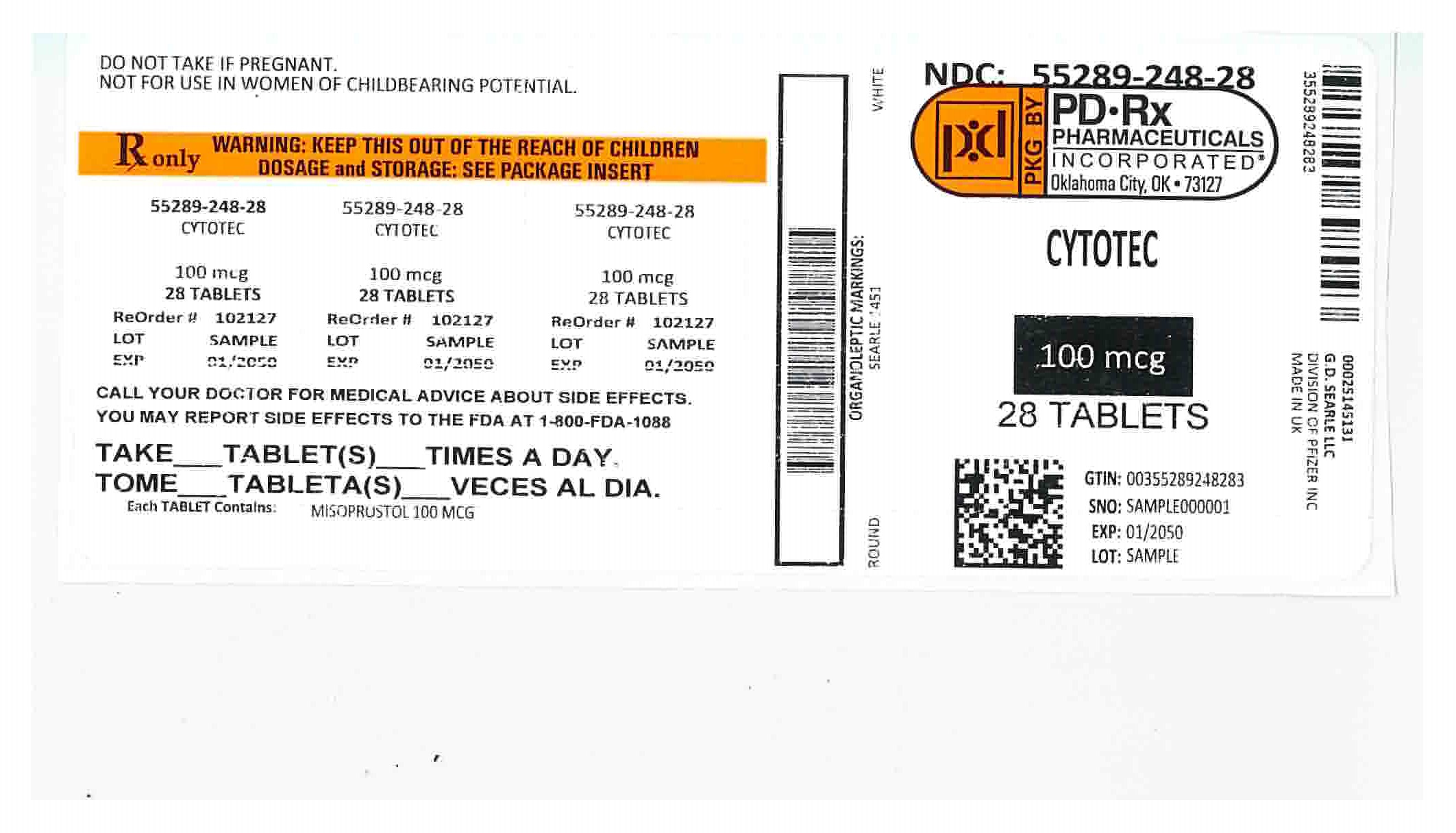 Misoprostol 100mcg