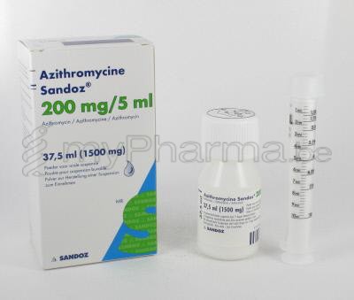 Zithromax 500 mg vial