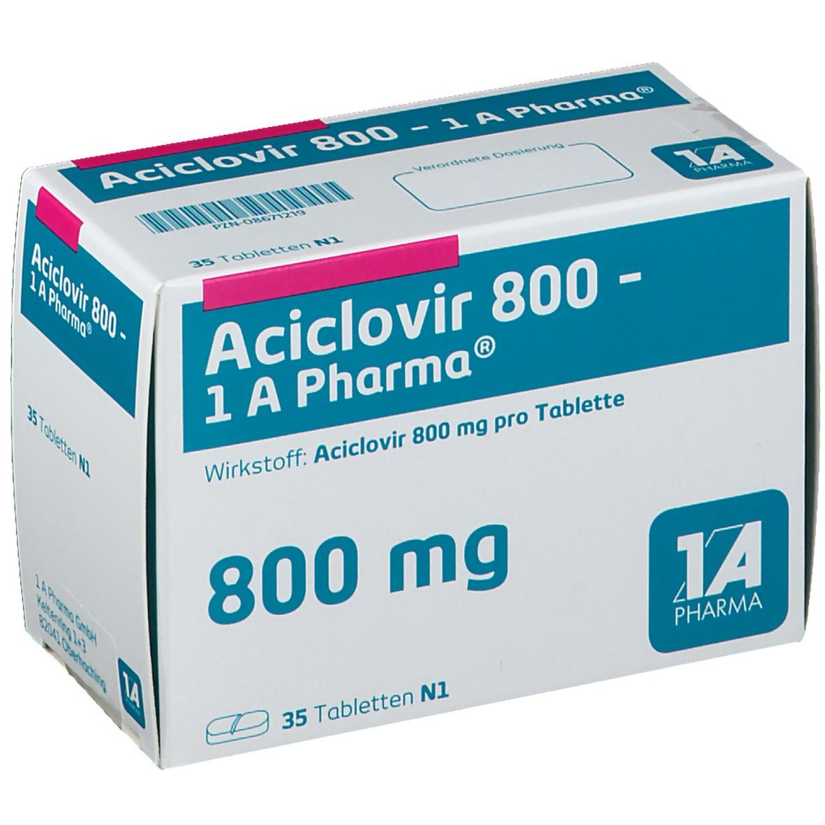 Zovirax De 800 Mg