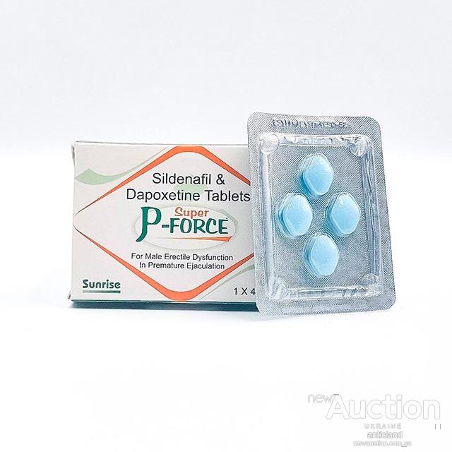 Super p force (sildenafil 100 dapoxetine 60)