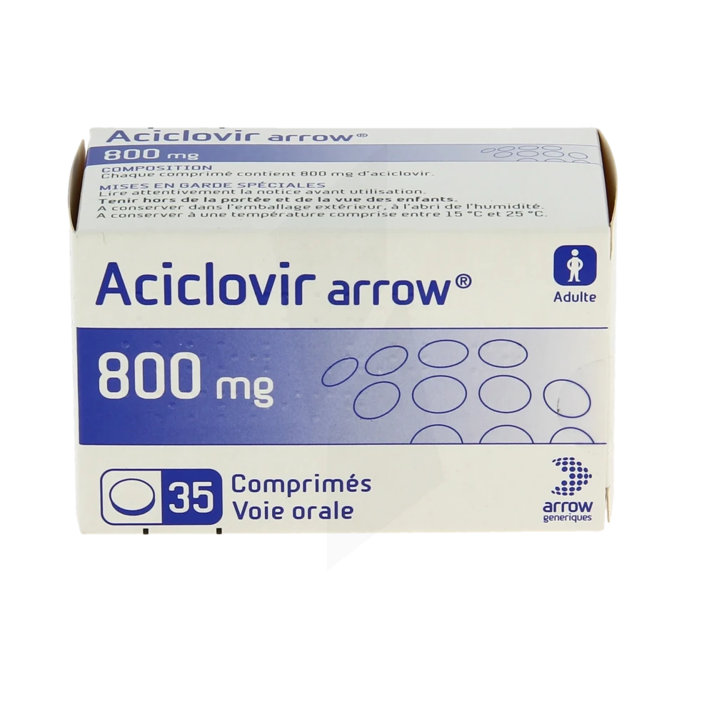 Aciclovir 800 prix belgique