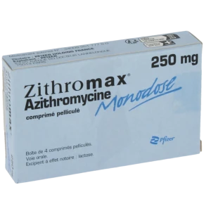 Zithromax 500 mg 3 comprimés prix
