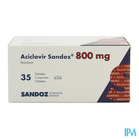 Aciclovir 800 prix belgique