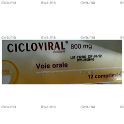 Aciclovir 800mg