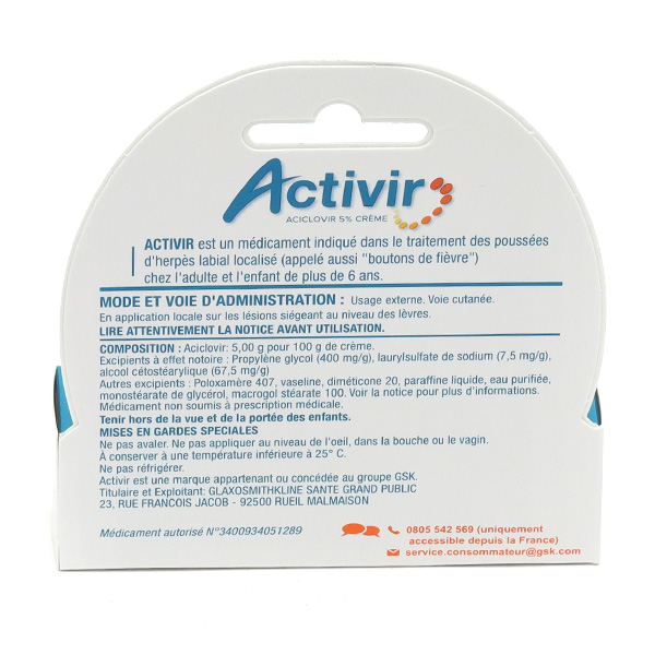 Aciclovir avec ou sans ordonnance