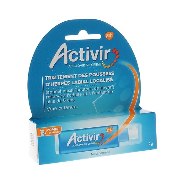 Aciclovir Crème 10g Prix