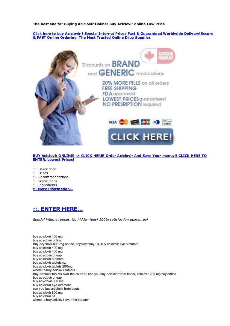 Acyclovir online acheter