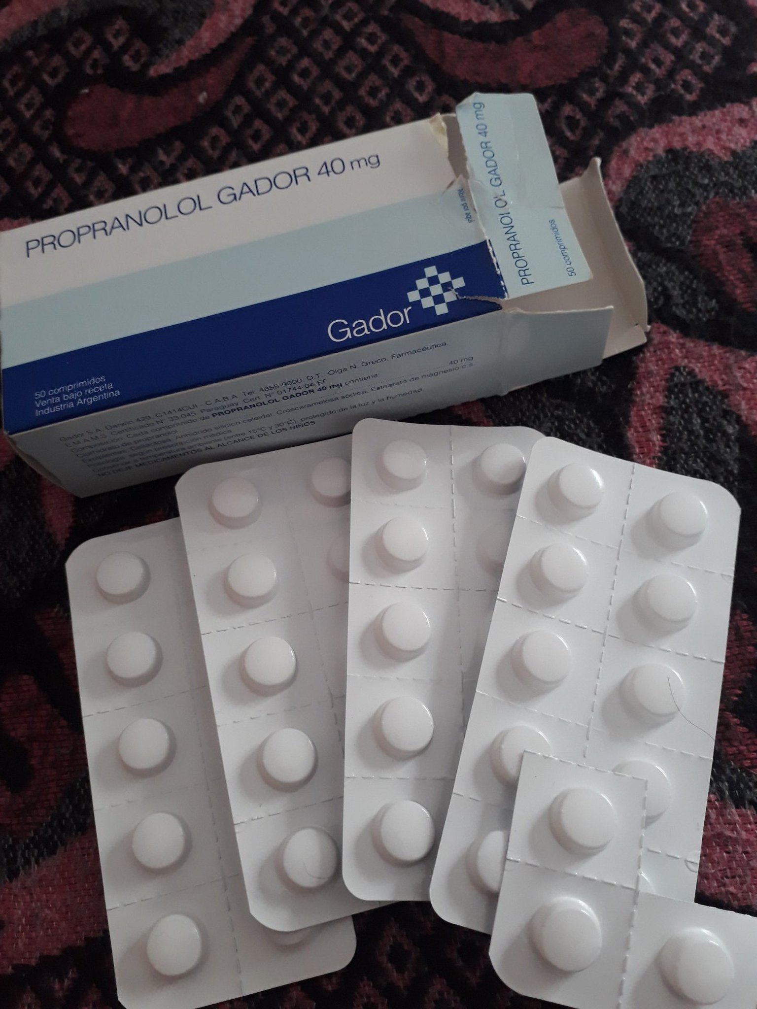 Propranolol gador 80 mg