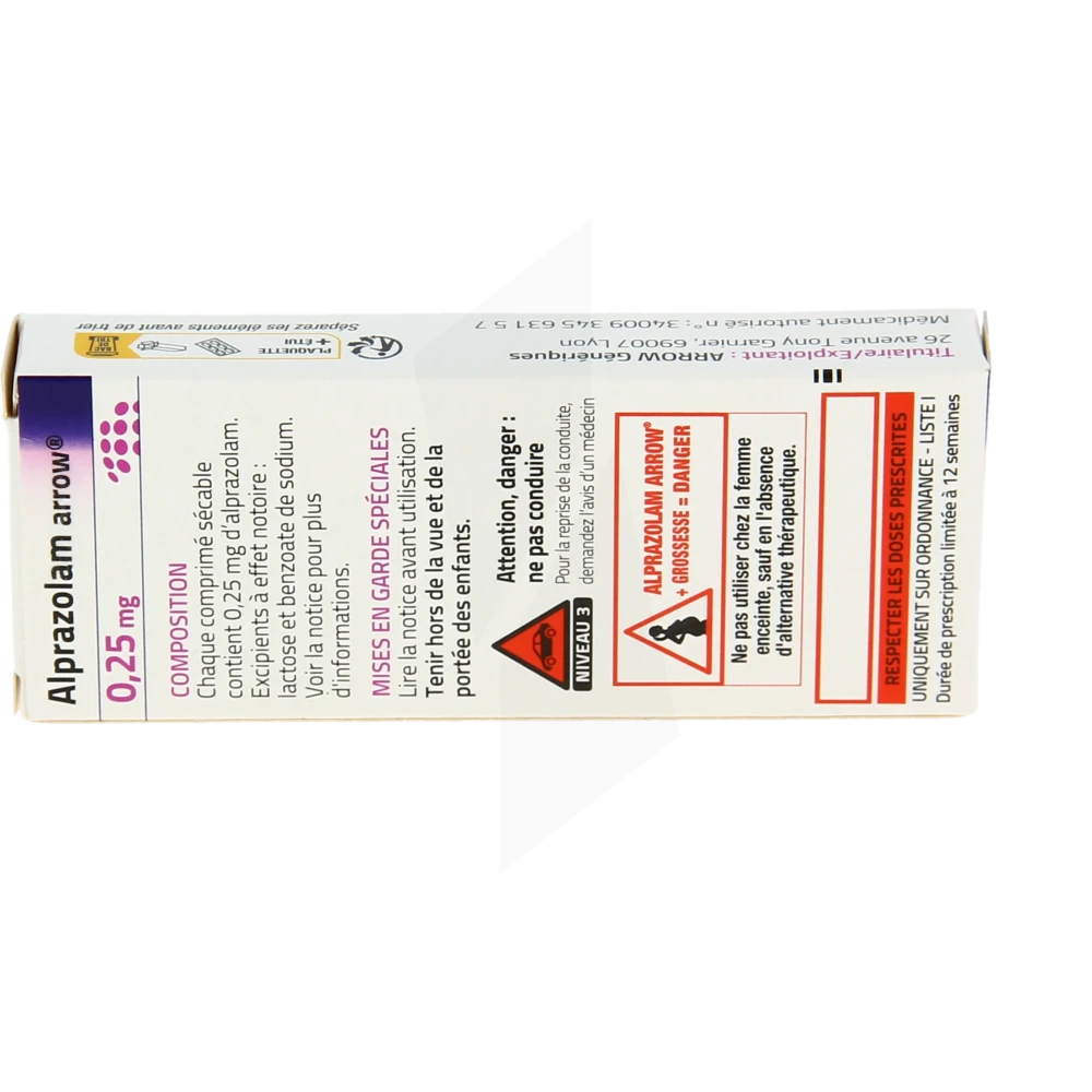 Alprazolam générique du xanax