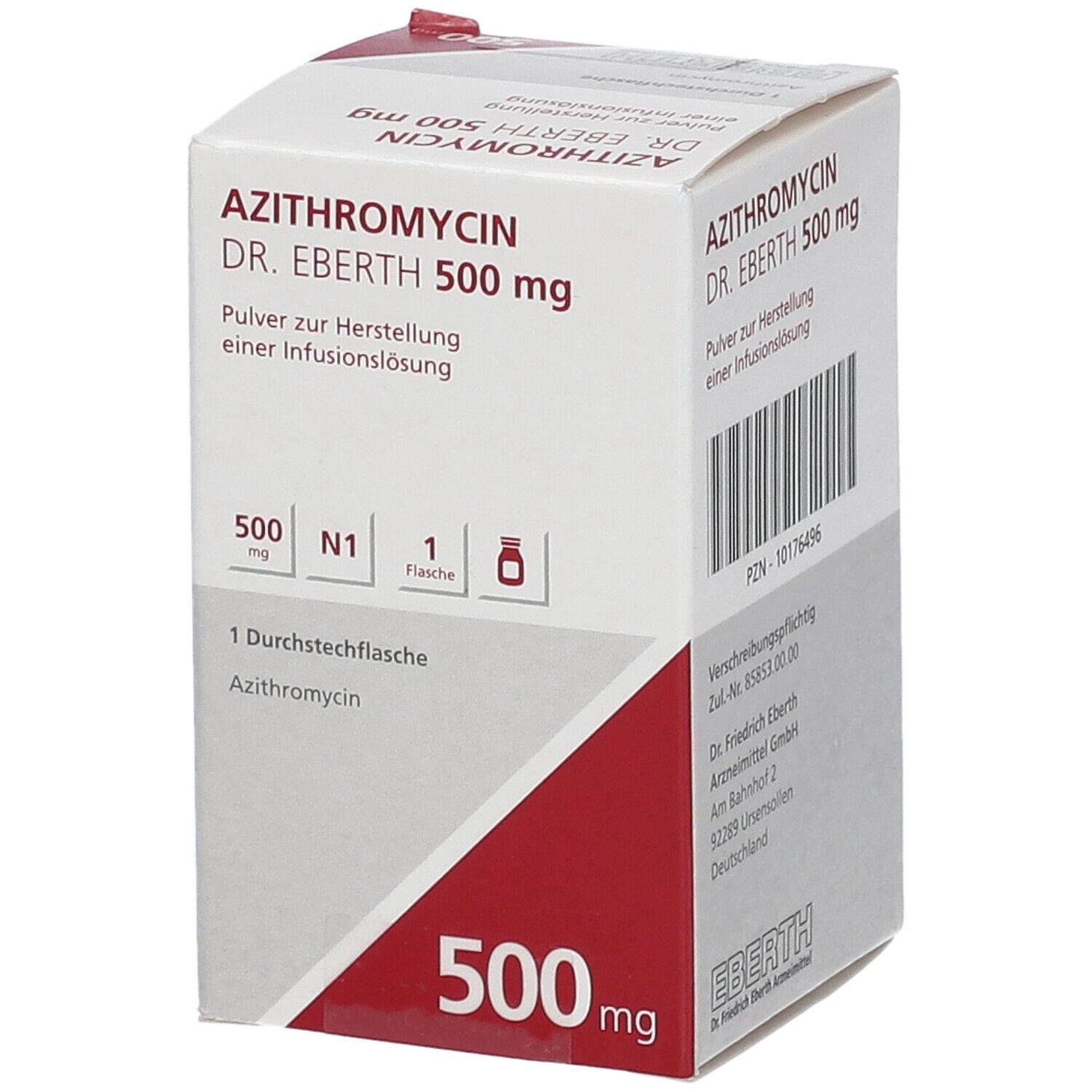 azithromycin 500 mg i.v