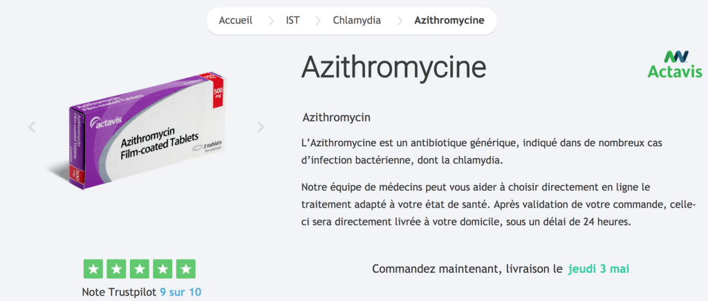 Azithromycin Sans Ordonnance