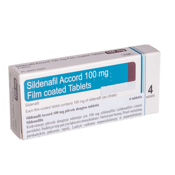Sildenafil 100mg accord cpr 12