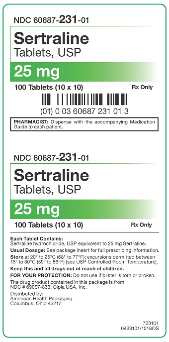 Sertraline 25 mg od