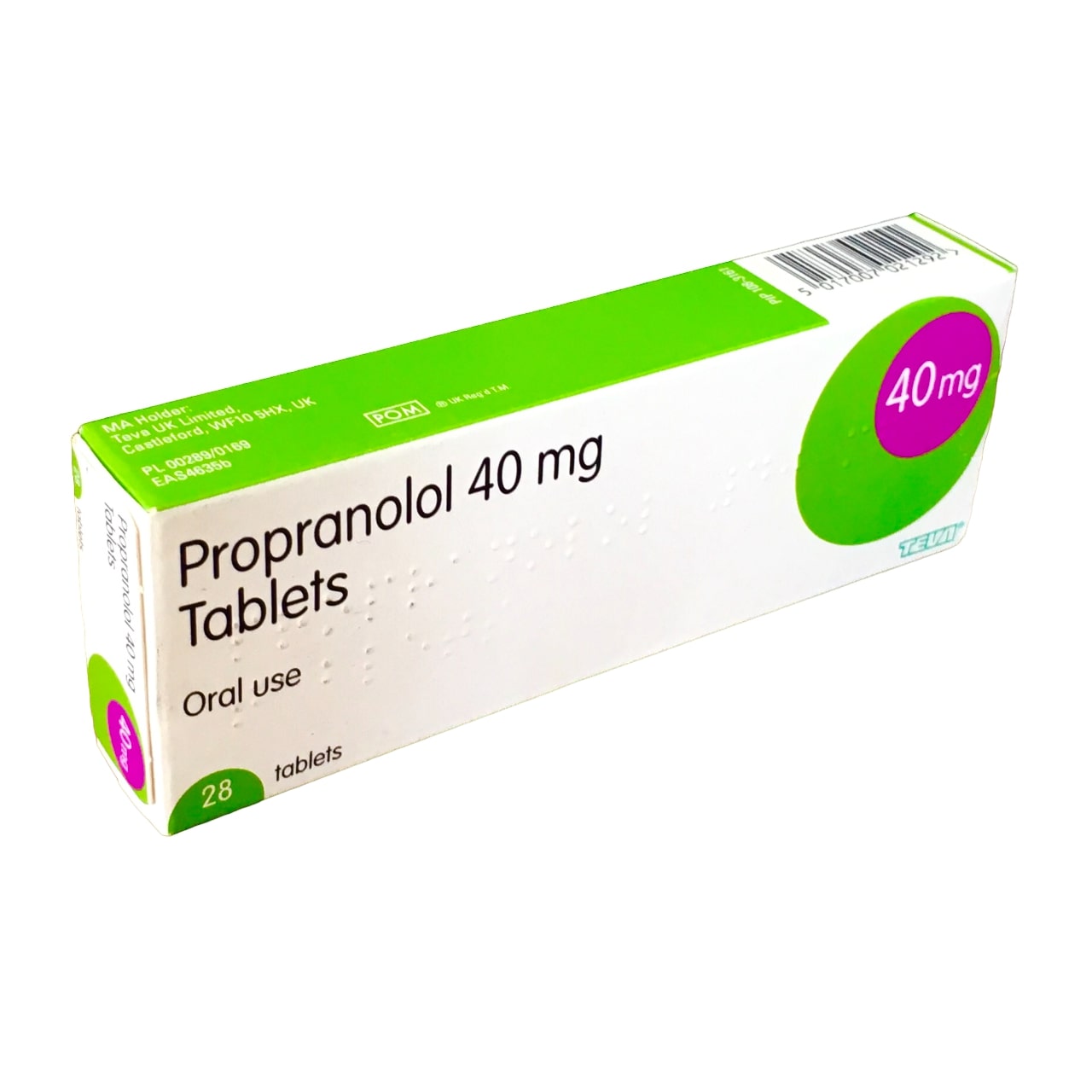 Propranolol 40 mg teva