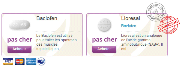 Baclofène Achat France