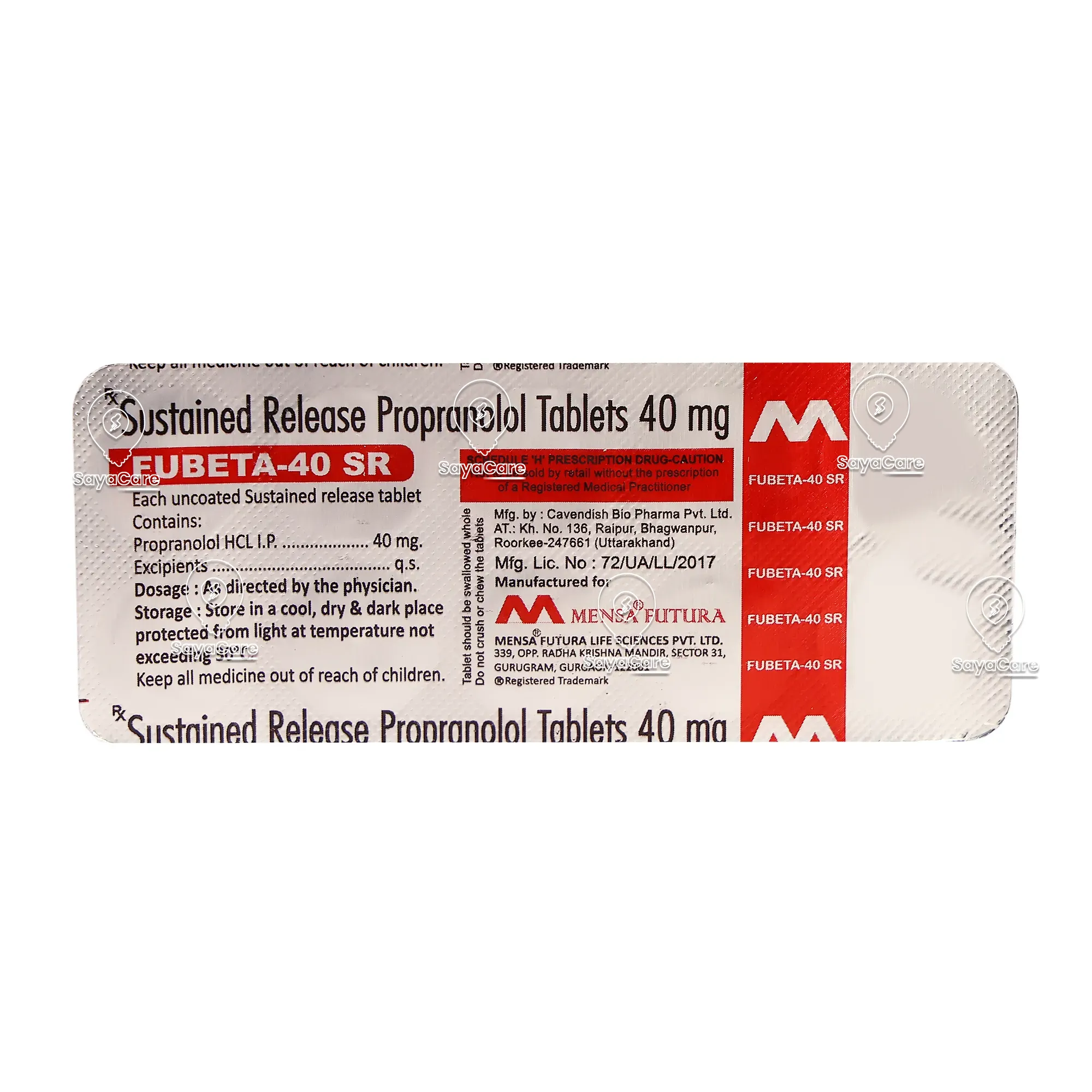 Propranolol Hcl 80 Mg