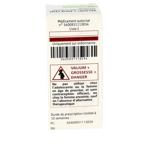 Valium Gouttes Prix