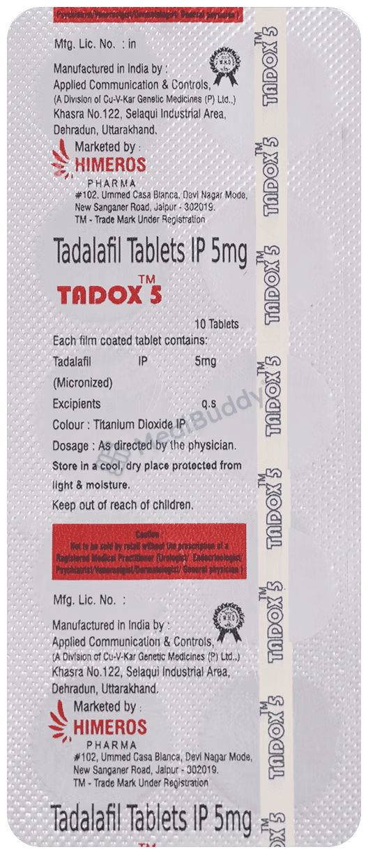 Tadapox 5mg Online