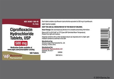 Ciprofloxacin 500 mg english