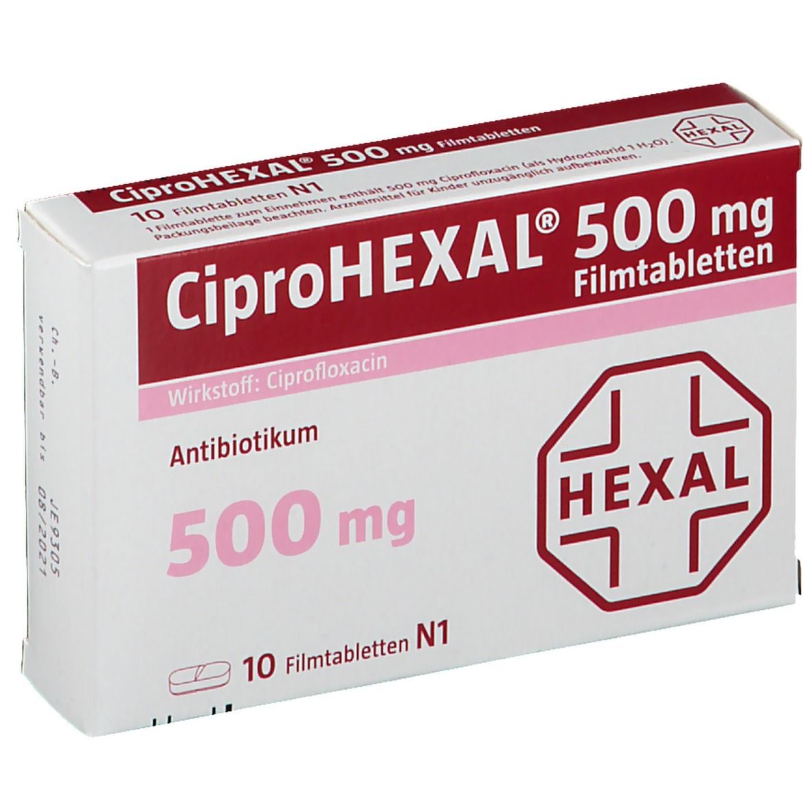 Ciprofloxacin 500 mg ratiopharm