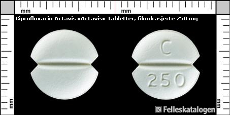 Ciprofloxacin actavis 750 mg