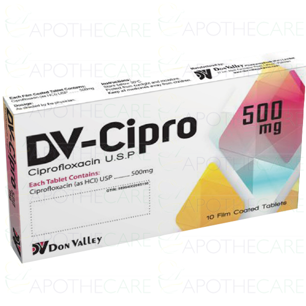 Ciprofloxacin mylan 500mg