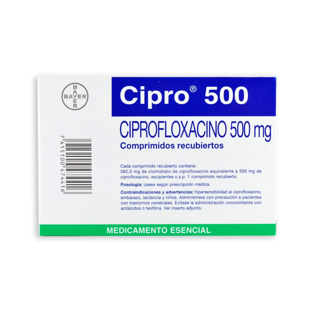 Ciprofloxacin sandoz 750 mg