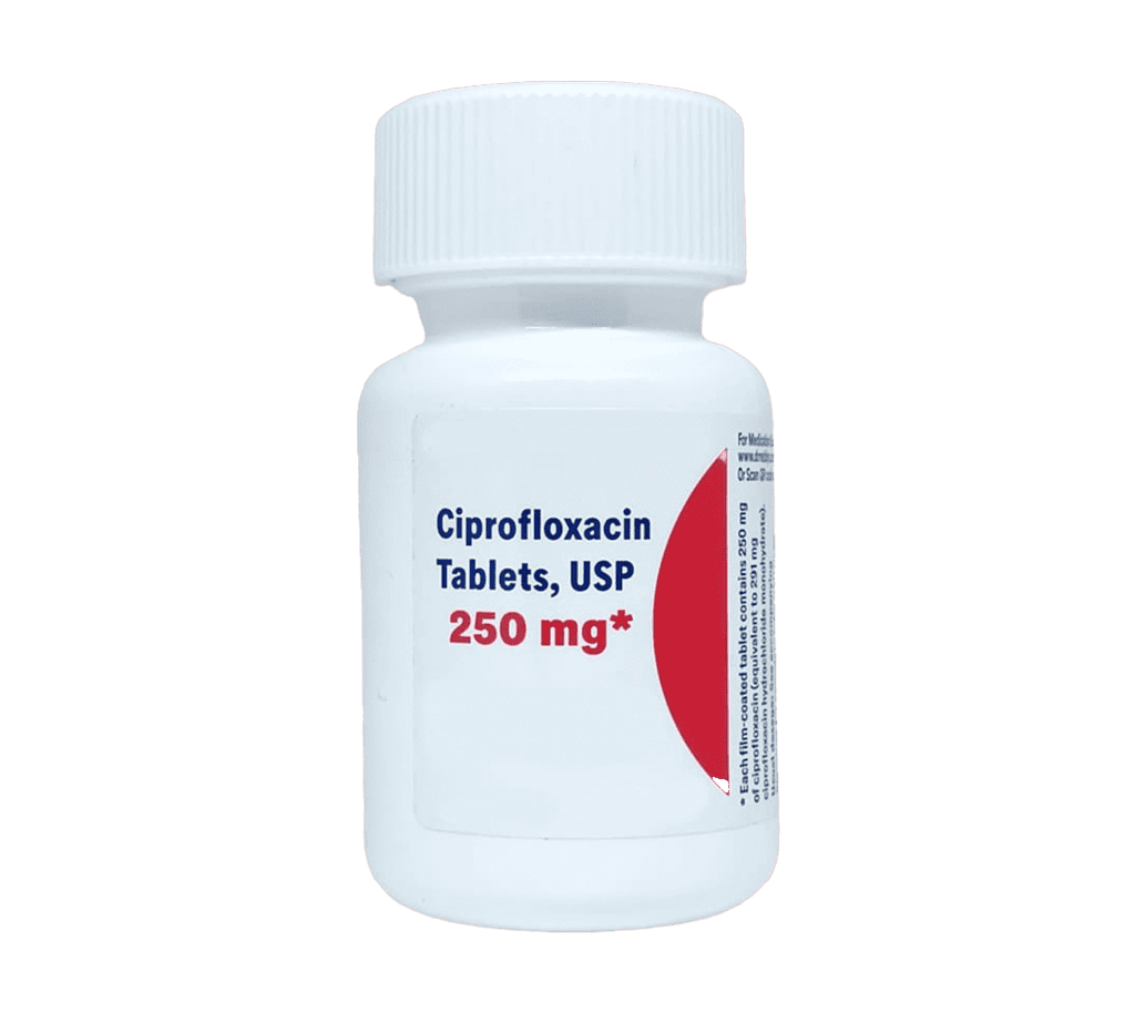 Ciprofloxacin usp 250 mg